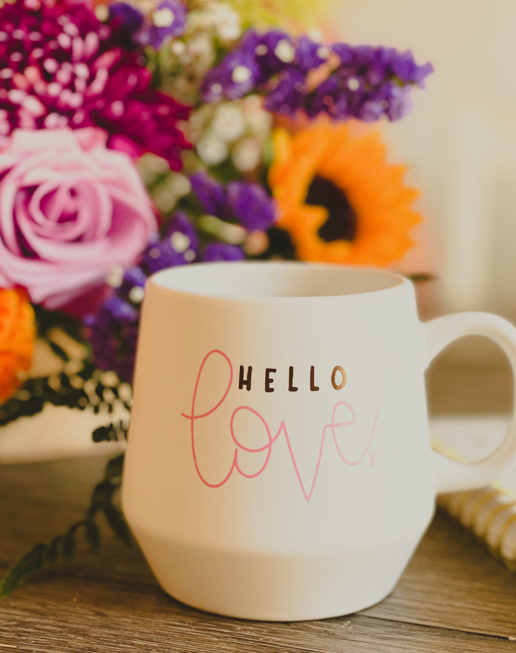 Hello Love Coffee Mug