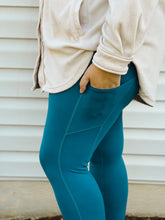 Load image into Gallery viewer, Buttery Soft Leggings With Pockets in Teal
