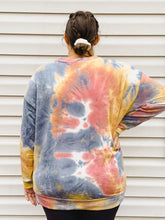 Load image into Gallery viewer, Mellow Morning Tie Dye Crewneck Pullover
