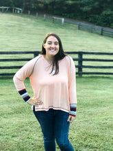Load image into Gallery viewer, Soft and Sweet Knit Top: Peach
