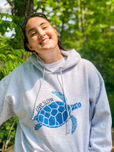 Load image into Gallery viewer, Live Slow Turtle Glitter Hoodie
