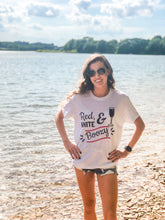 Load image into Gallery viewer, Red, White &amp; Boozy Tee {4th of July}

