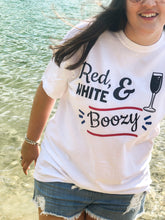 Load image into Gallery viewer, Red, White &amp; Boozy Tee {4th of July}
